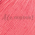 Włóczka YarnArt Baby Cotton 424 neonowy koral 50gr 165m 50% bawełna 50% akryl 