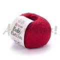 Włóczka Baby YarnArt Cotton 427 czerwień meksykańska 50gr 165m 50% bawełna 50% akryl 