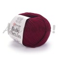 Włóczka YarnArt Baby Cotton 428 bordowy 50gr 165m 50% bawełna 50% akryl 