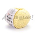 Włóczka YarnArt Baby Cotton 431 kanarkowy 50gr 165m 50% bawełna 50% akryl 