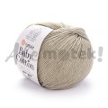 Włóczka YarnArt Baby Cotton 434 jasny khaki 50gr 165m 50% bawełna 50% akryl 