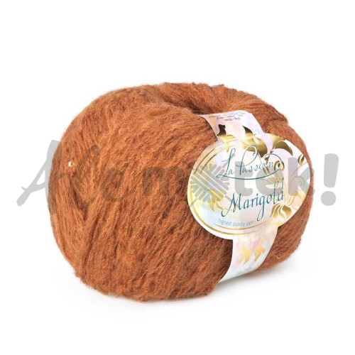 Włóczka  z cekinami La Passion Marigold 20 - rudy