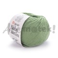 Włóczka YarnArt Baby Cotton 440 suszona mięta 50gr 165m 50% bawełna 50% akryl 