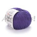 Włóczka YarnArt Baby Cotton 455 ciemny fiolet 50gr 165m 50% bawełna 50% akryl