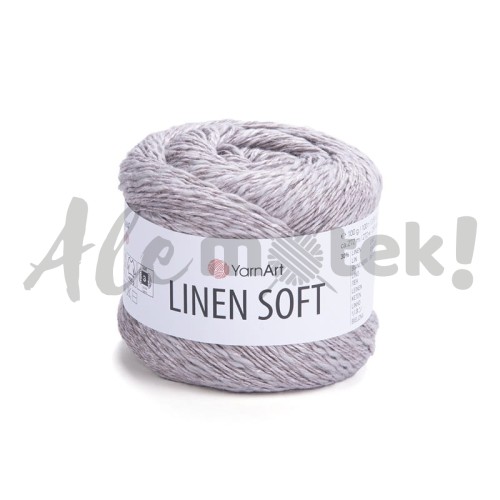 Włóczka Linen Soft 7307 100gr 272m 30% Len 36% Wiskoza 34% Bawełna