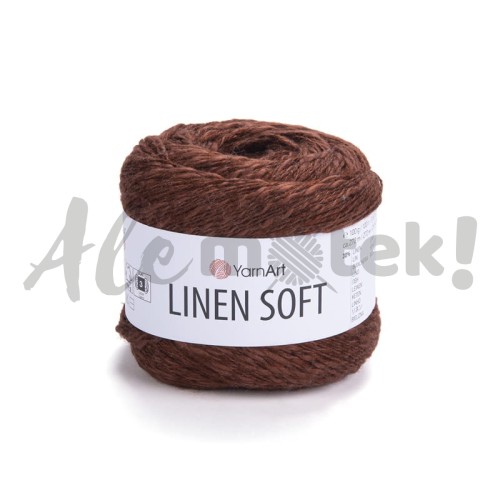 Włóczka Linen Soft 7309 100gr 272m 30% Len 36% Wiskoza 34% Bawełna 
