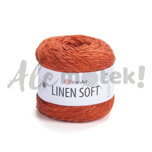 Włóczka Linen Soft 7310 100gr 272m 30% Len 36% Wiskoza 34% Bawełna 