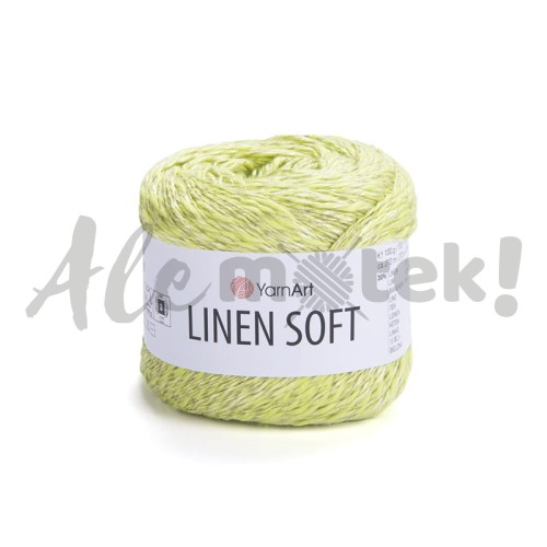 Włóczka Linen Soft 7311 100gr 272m 30% Len 36% Wiskoza 34% Bawełna  