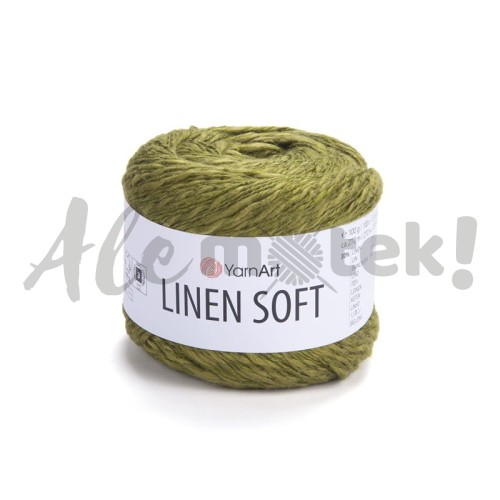 Włóczka Linen Soft 7314 100gr 272m 30% Len 36% Wiskoza 34% Bawełna 
