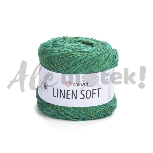 Włóczka Linen Soft 7315 100gr 272m 30% Len 36% Wiskoza 34% Bawełna 