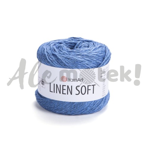 Włóczka Linen Soft 7318 100gr 272m 30% Len 36% Wiskoza 34% Bawełna 