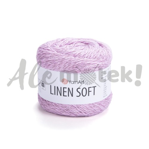 Włóczka Linen Soft 7321 100gr 272m 30% Len 36% Wiskoza 34% Bawełna