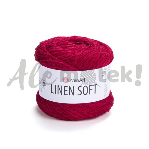 Włóczka Linen Soft 7323 100gr 272m 30% Len 36% Wiskoza 34% Bawełna