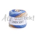 Włóczka Linen Soft 7411 100gr 272m 30% Len 36% Wiskoza 34% Bawełna