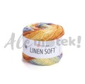 Włóczka Linen Soft 7412 100gr 272m 30% Len 36% Wiskoza 34% Bawełna