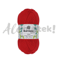 Kartopu Baby Natural Cotton 166 czerwony 100gr 200m 49% bawełna 51% akryl