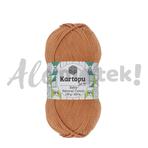 Kartopu Baby Natural Cotton 261 beżowy 100gr 200m 49% bawełna 51% akryl