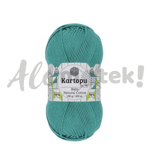 Kartopu Baby Natural Cotton 418 morski 100gr 200m 49% bawełna 51% akryl
