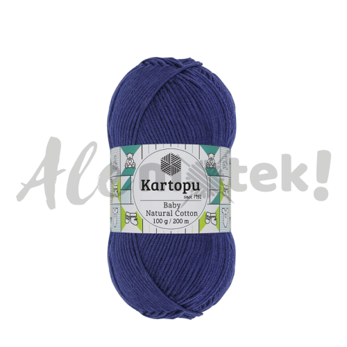 Kartopu Baby Natural Cotton 635 j. granat 100gr 200m 49% bawełna 51% akryl