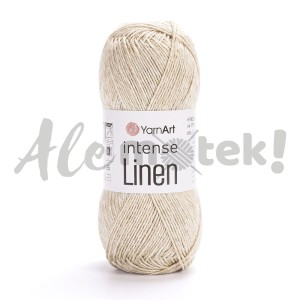 YarnArt Intense Linen 4101 owsiany 50gr 175m 45% len 55% viskoza