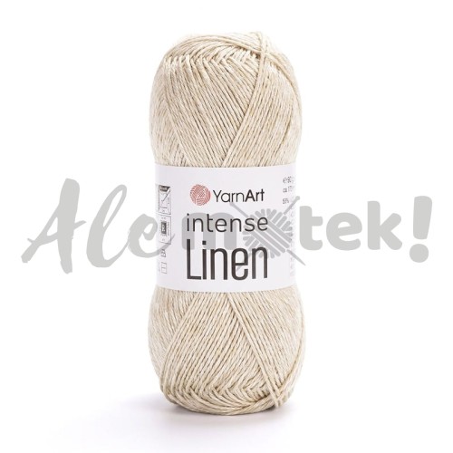 YarnArt Intense Linen 4101 owsiany 50gr 175m 45% len 55% viskoza