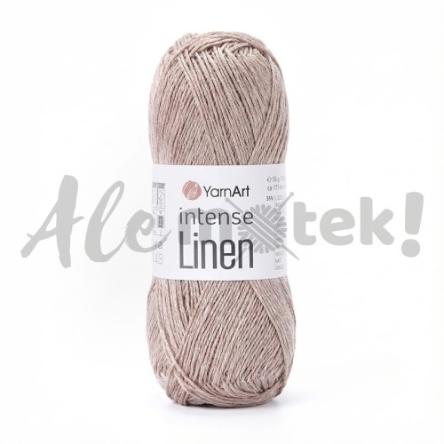 YarnArt Intense Linen 4103 beżowy 50gr 175m 45% len 55% viskoza 