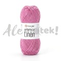 YarnArt Intense Linen 4108 wrzosowy 50gr 175m 45% len 55% viskoza  