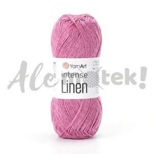 YarnArt Intense Linen 4108 wrzosowy 50gr 175m 45% len 55% viskoza  