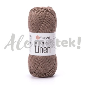 YarnArt Intense Linen 4118 kakaowy 50gr 175m 45% len 55% viskoza