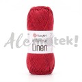 YarnArt Intense Linen 4115 burgundowy 50gr 175m 45% len 55% viskoza
