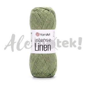 YarnArt Intense Linen 4121 oliwkowy 50gr 175m 45% len 55% viskoza