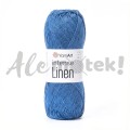 YarnArt Intense Linen 4128 jeansowy 50gr 175m 45% len 55% viskoza