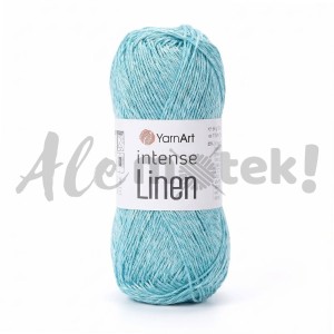 YarnArt Intense Linen 4130 lazurowy 50gr 175m 45% len 55% viskoza 