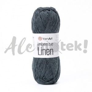 YarnArt Intense Linen 4134 grafitowy 50gr 175m 45% len 55% viskoza