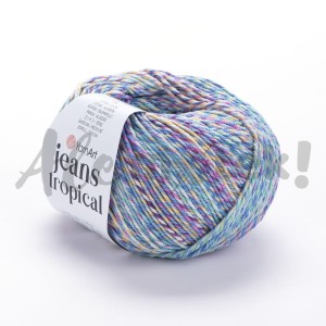 YarnArt Jeans Tropical 618 50gr 160m 45% akryl 55% bawełna  