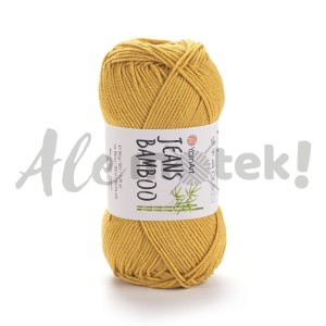 YarnArt Jeans Bamboo 107 miodowy 50% akryl 50% bambus 50gr 150m 