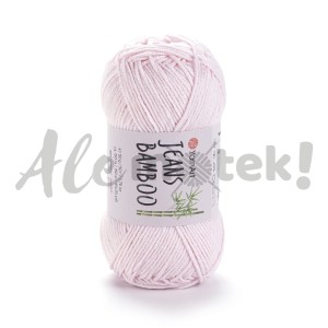 YarnArt Jeans Bamboo 108 jasny róż  50% akryl 50% bambus 50gr 150m 