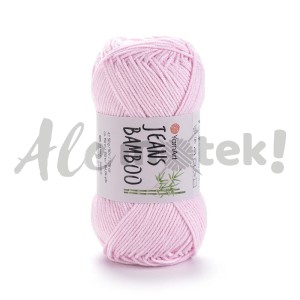YarnArt Jeans Bamboo 109 różowy 50% akryl 50% bambus 50gr 150m 
