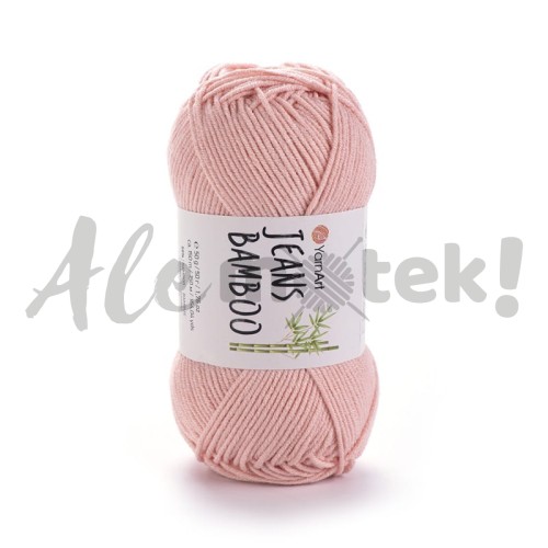 YarnArt Jeans Bamboo 112 morelowy 50% akryl 50% bambus 50gr 150m 