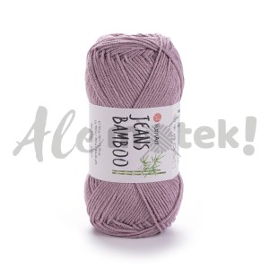 YarnArt Jeans Bamboo 113 zgaszony wrzos 50% akryl 50% bambus 50gr 150m 
