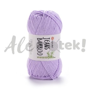 YarnArt Jeans Bamboo 115 liliowy 50% akryl 50% bambus 50gr 150m 
