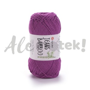 YarnArt Jeans Bamboo 117 cyklamen 50% akryl 50% bambus 50gr 150m 