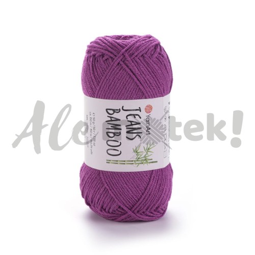 YarnArt Jeans Bamboo 117 cyklamen 50% akryl 50% bambus 50gr 150m 
