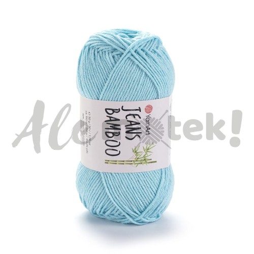 YarnArt Jeans Bamboo 119  jasny turkusowy 50% akryl 50% bambus 50gr 150m  