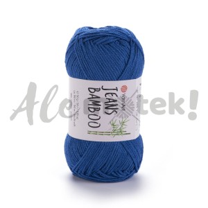 YarnArt Jeans Bamboo 123 kobaltowy 50% akryl 50% bambus 50gr 150m 