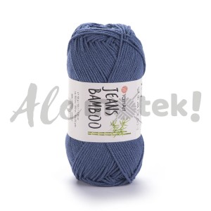 YarnArt Jeans Bamboo 124 jeansowy 50% akryl 50% bambus 50gr 150m 