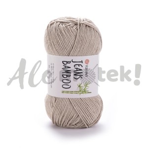 YarnArt Jeans Bamboo 129 jasny beż 50% akryl 50% bambus 50gr 150m 