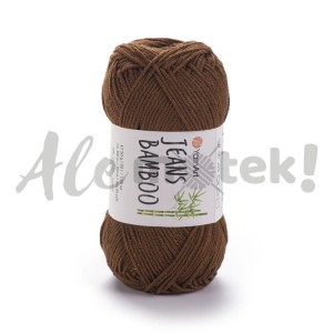 YarnArt Jeans Bamboo 133 brązowy 50% akryl 50% bambus 50gr 150m 
