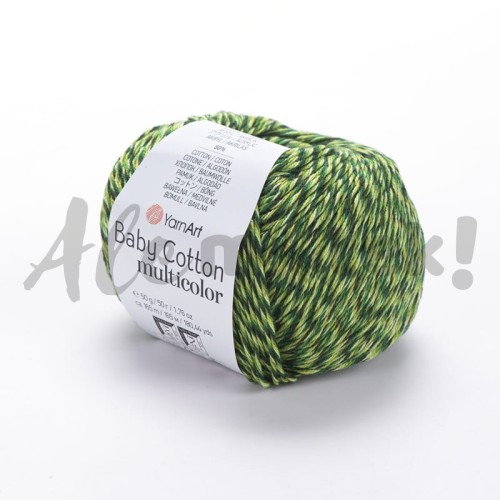 YarnArt Baby Cotton Multicolor 5207 50% akryl 50% bawełna 50gr 165m  