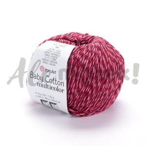 YarnArt Baby Cotton Multicolor 5209 50% akryl 50% bawełna 50gr 165m 